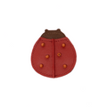 Leather Ladybug Hair Clip