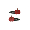 Leather Apple Snap Clip Set – 2 Pieces