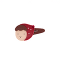 Leather Little Red Riding Hood Snap Clip