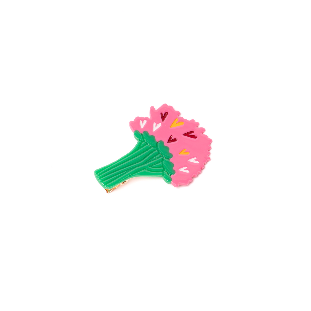 Pink Bouquet Hair Clip
