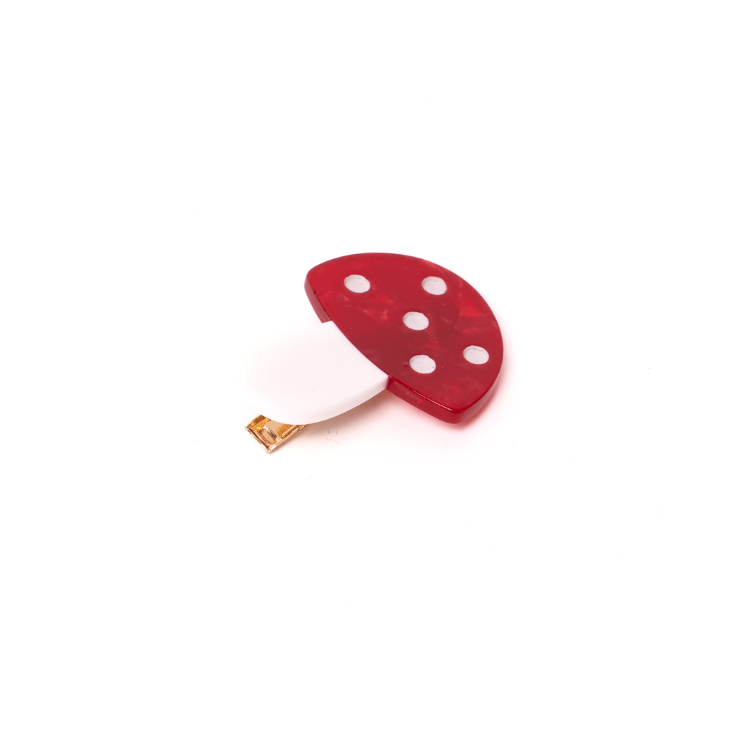 Mushroom Hair Clip – Red Toadstool