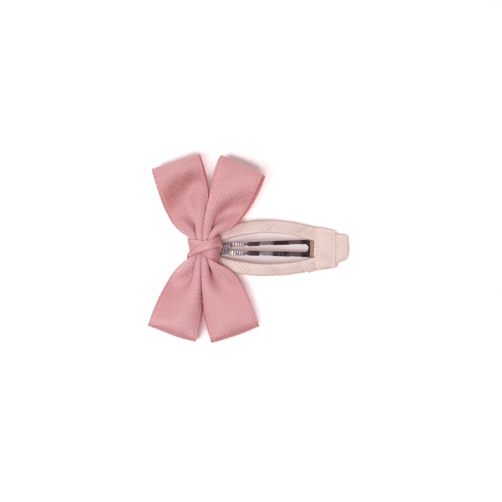 Fabric Butterfly Hair Clip – Solid Colors