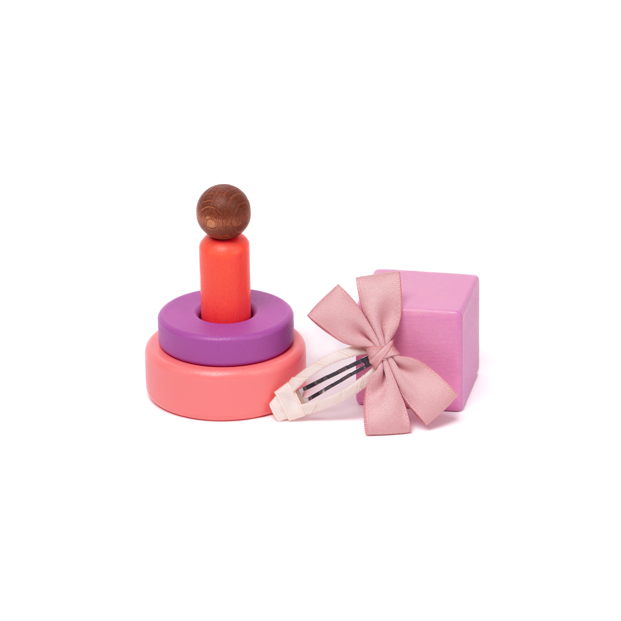 Fabric Butterfly Hair Clip – Solid Colors