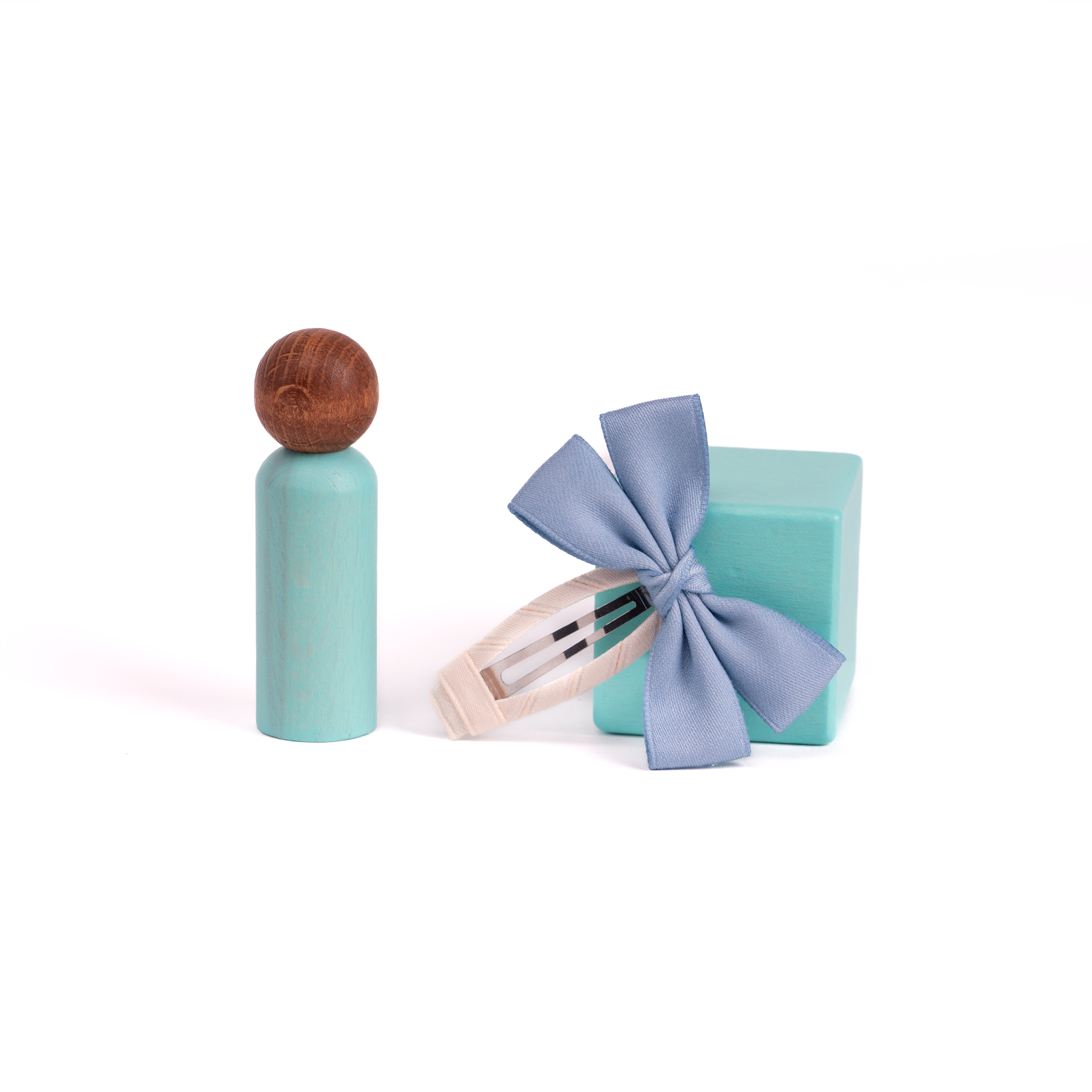 Fabric Butterfly Hair Clip – Solid Colors