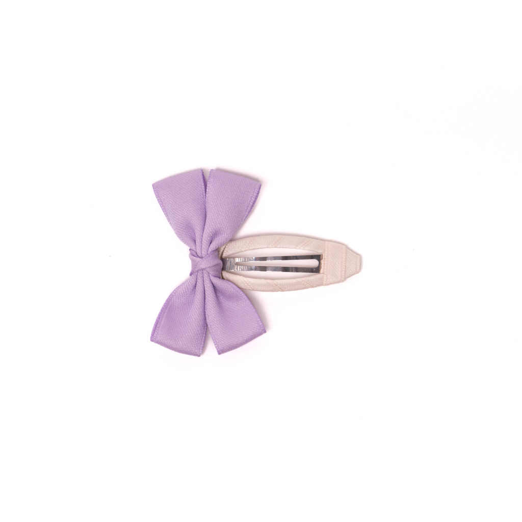 Fabric Butterfly Hair Clip – Solid Colors