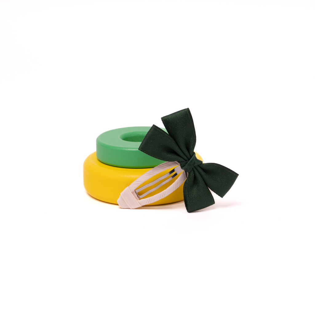 Fabric Butterfly Hair Clip – Solid Colors