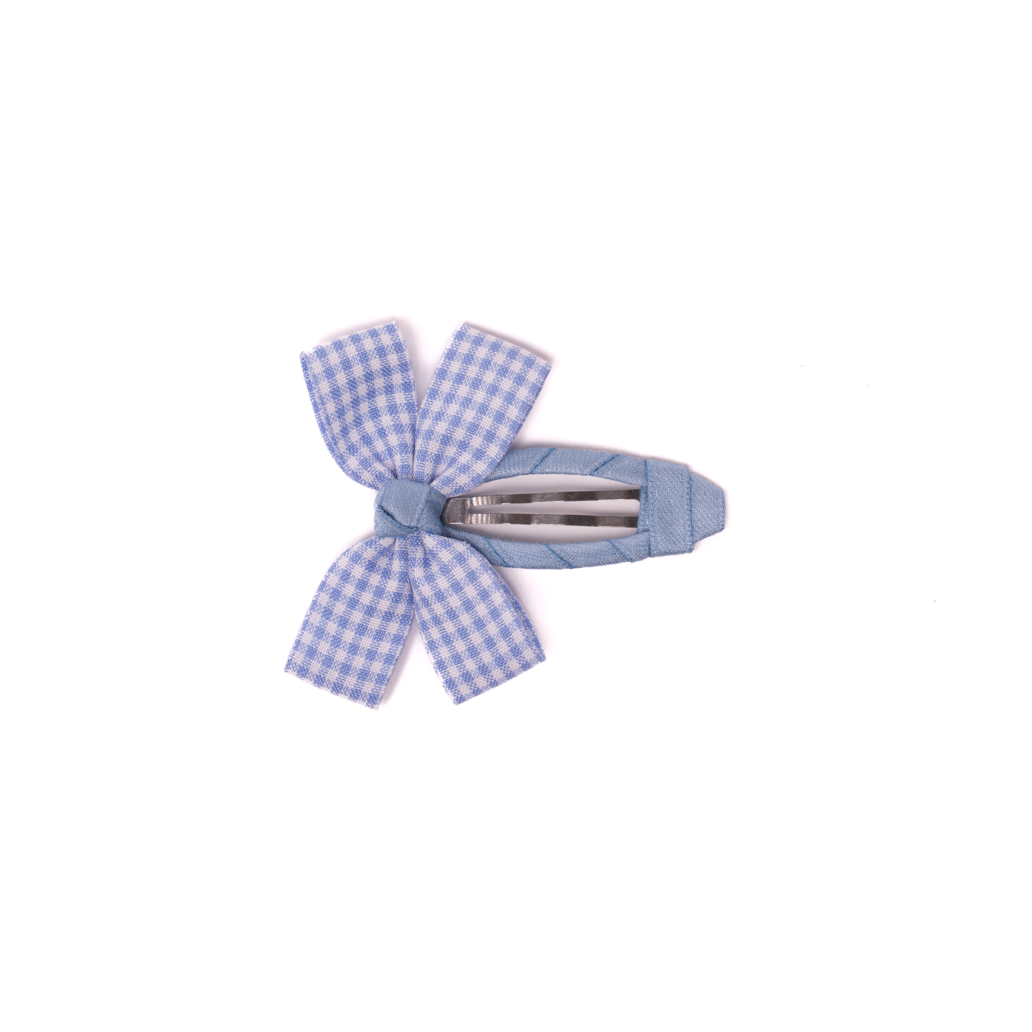Fabric Butterfly Hair Clip – Plaid