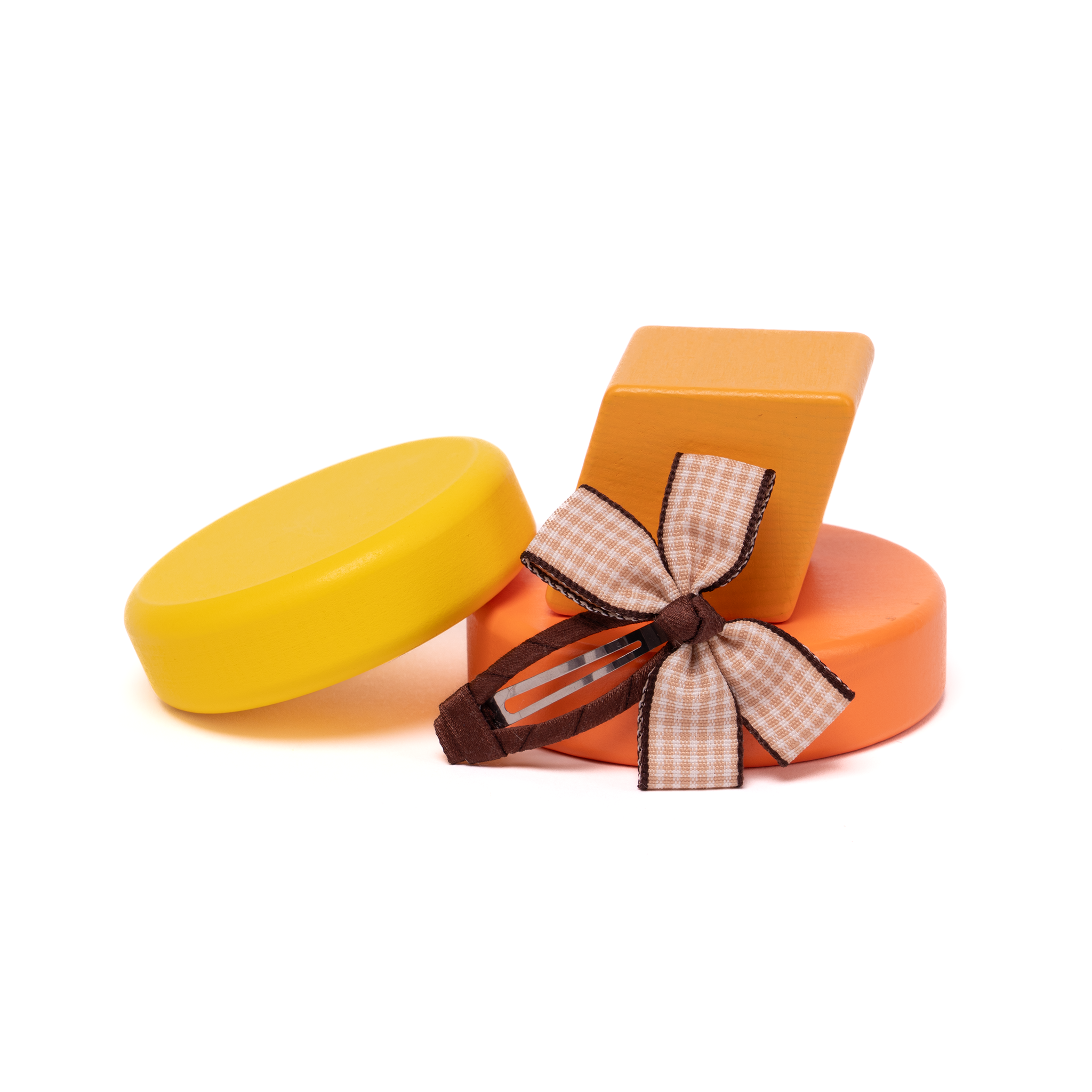 Fabric Butterfly Hair Clip – Plaid