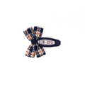 Fabric Butterfly Hair Clip – Large Houndstooth