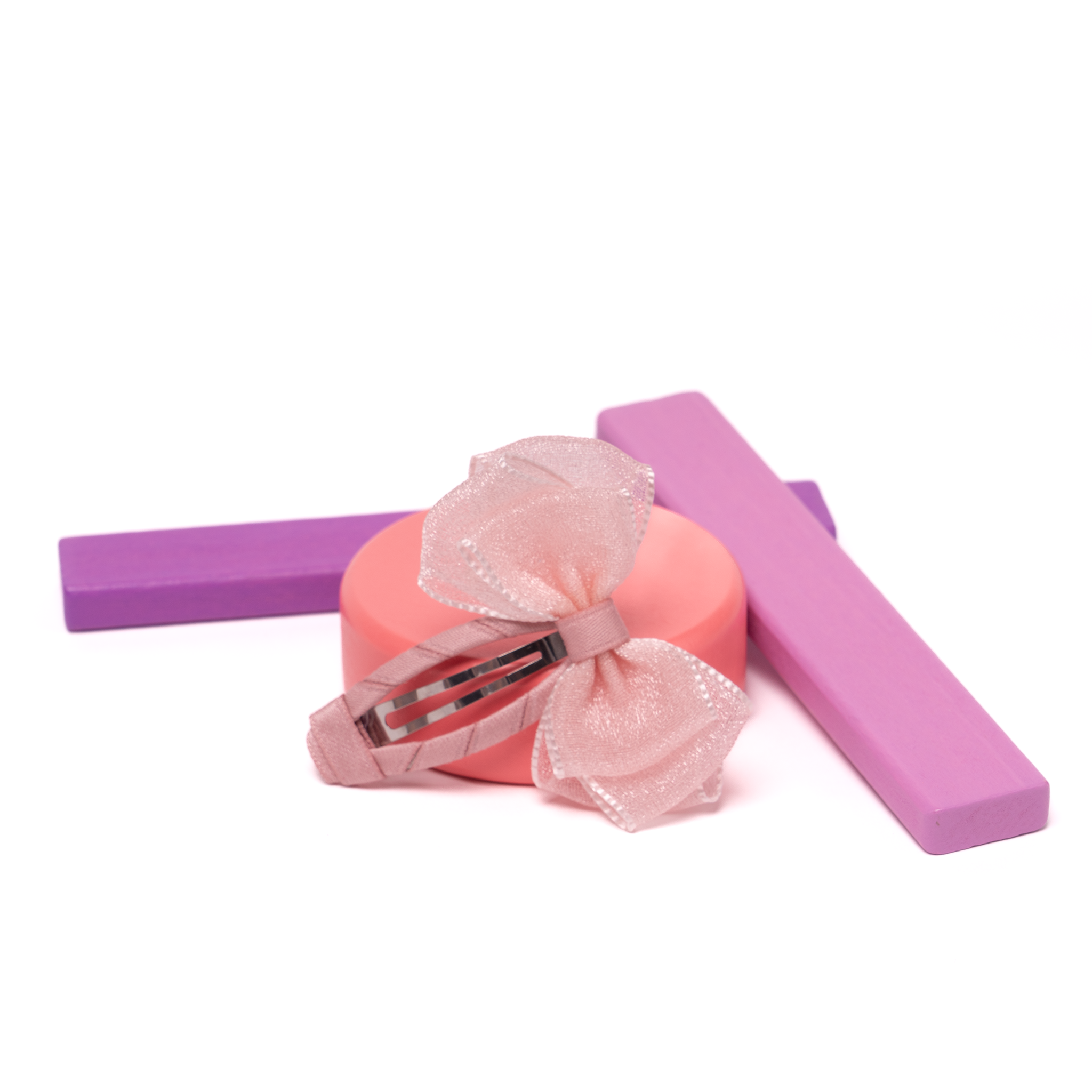 Fabric Butterfly Hair Clip – Sheer Gauze