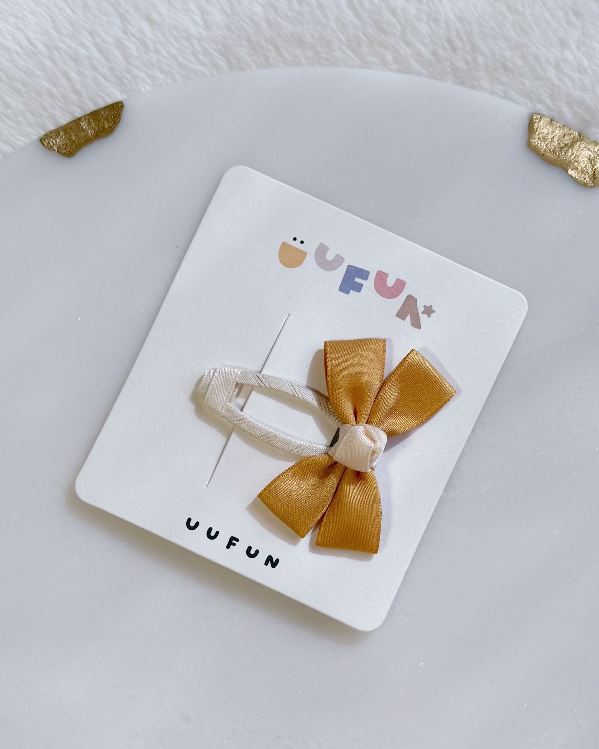 Fabric Butterfly Hair Clip – Solid Colors