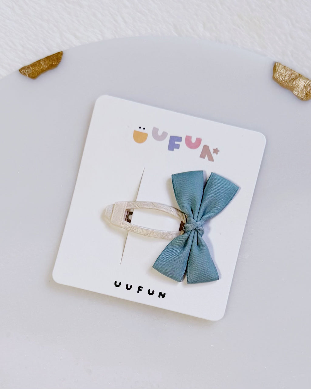 Fabric Butterfly Hair Clip – Solid Colors
