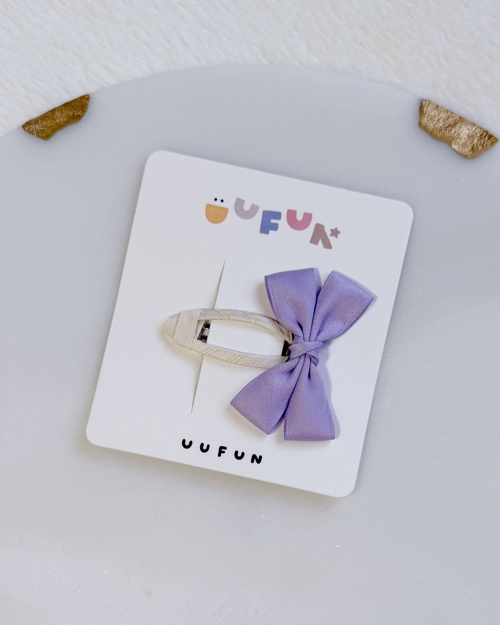 Fabric Butterfly Hair Clip – Solid Colors