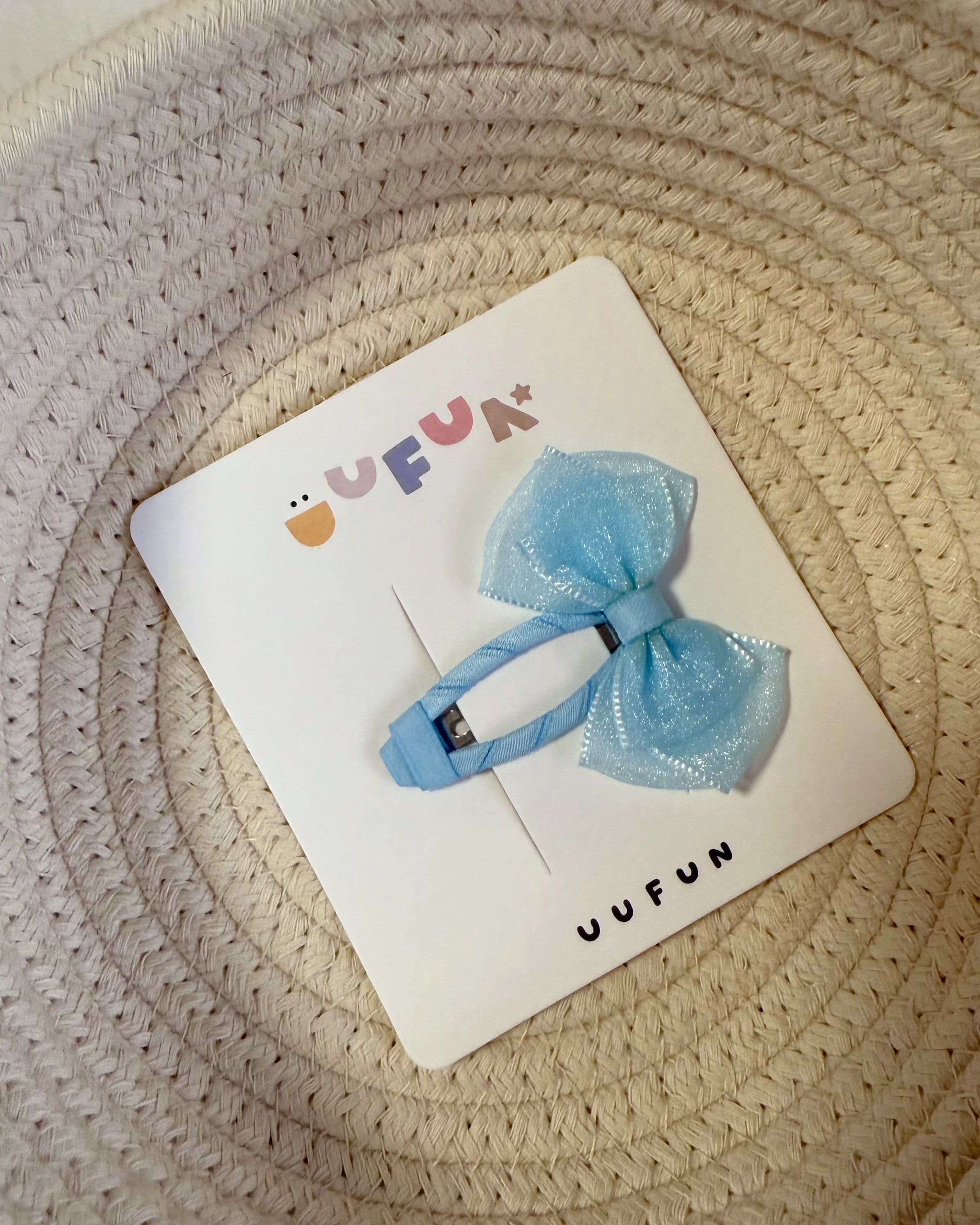 Fabric Butterfly Hair Clip – Sheer Gauze