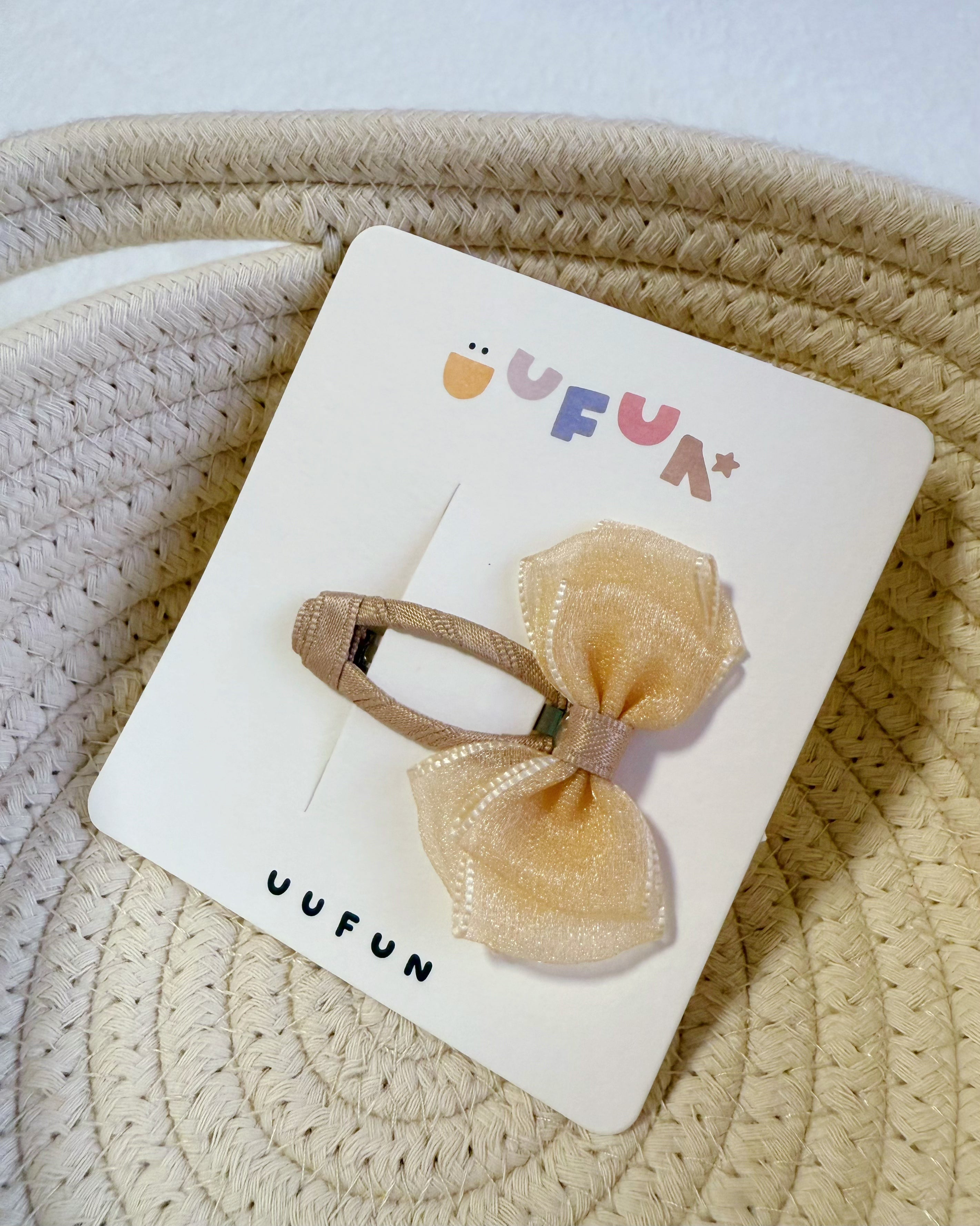 Fabric Butterfly Hair Clip – Sheer Gauze