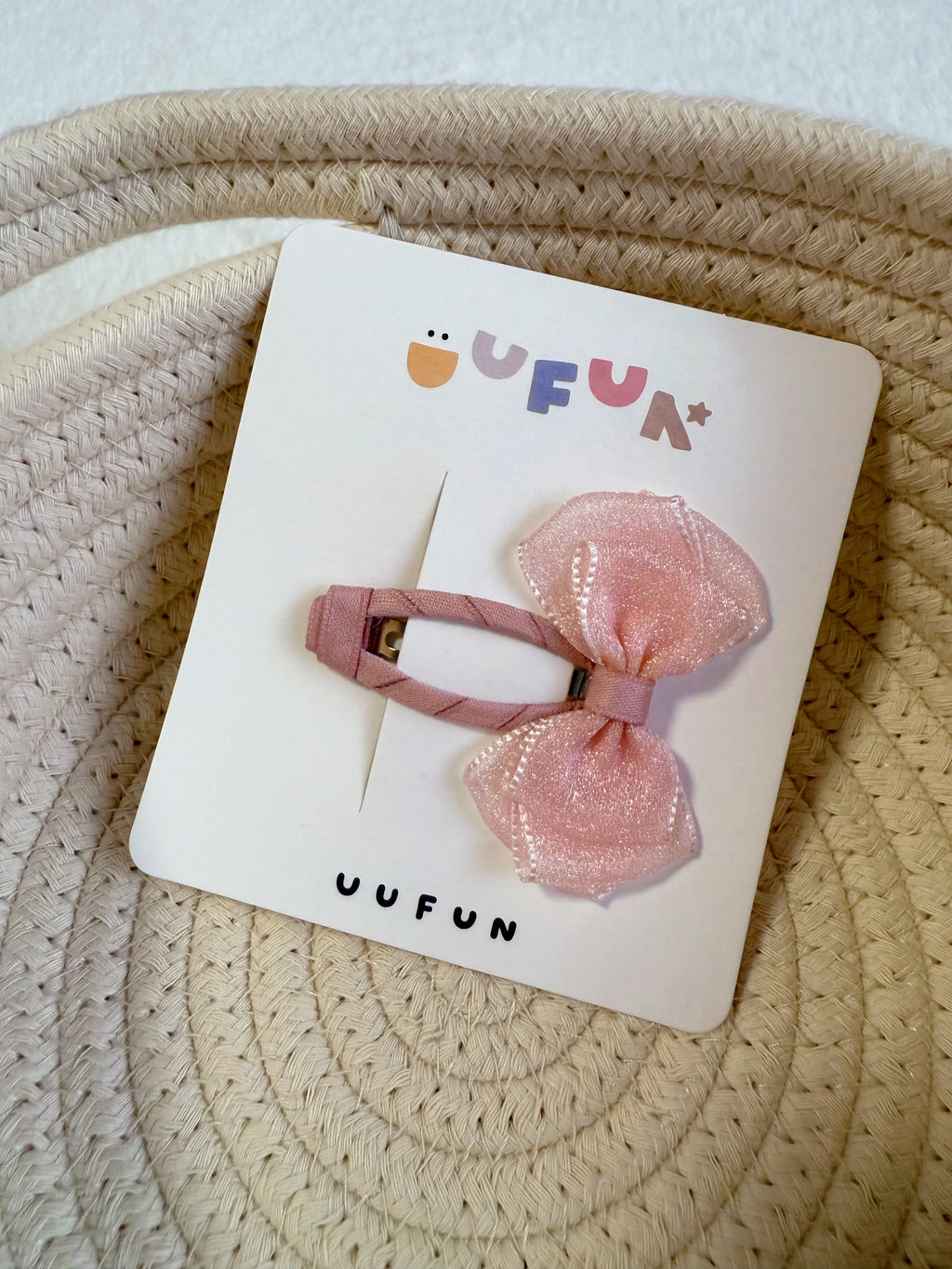Fabric Butterfly Hair Clip – Sheer Gauze