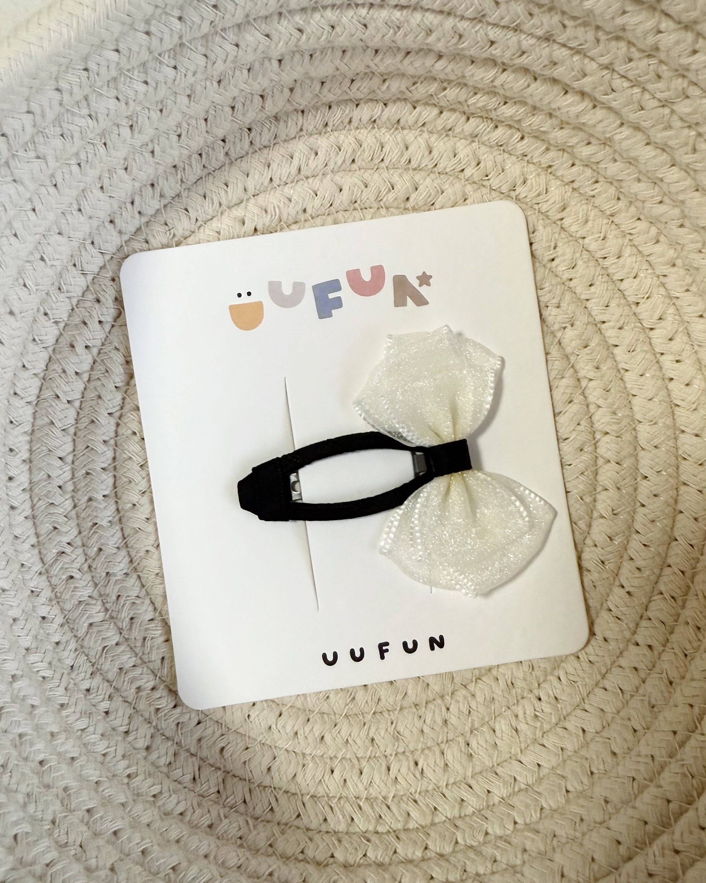 Fabric Butterfly Hair Clip – Sheer Gauze