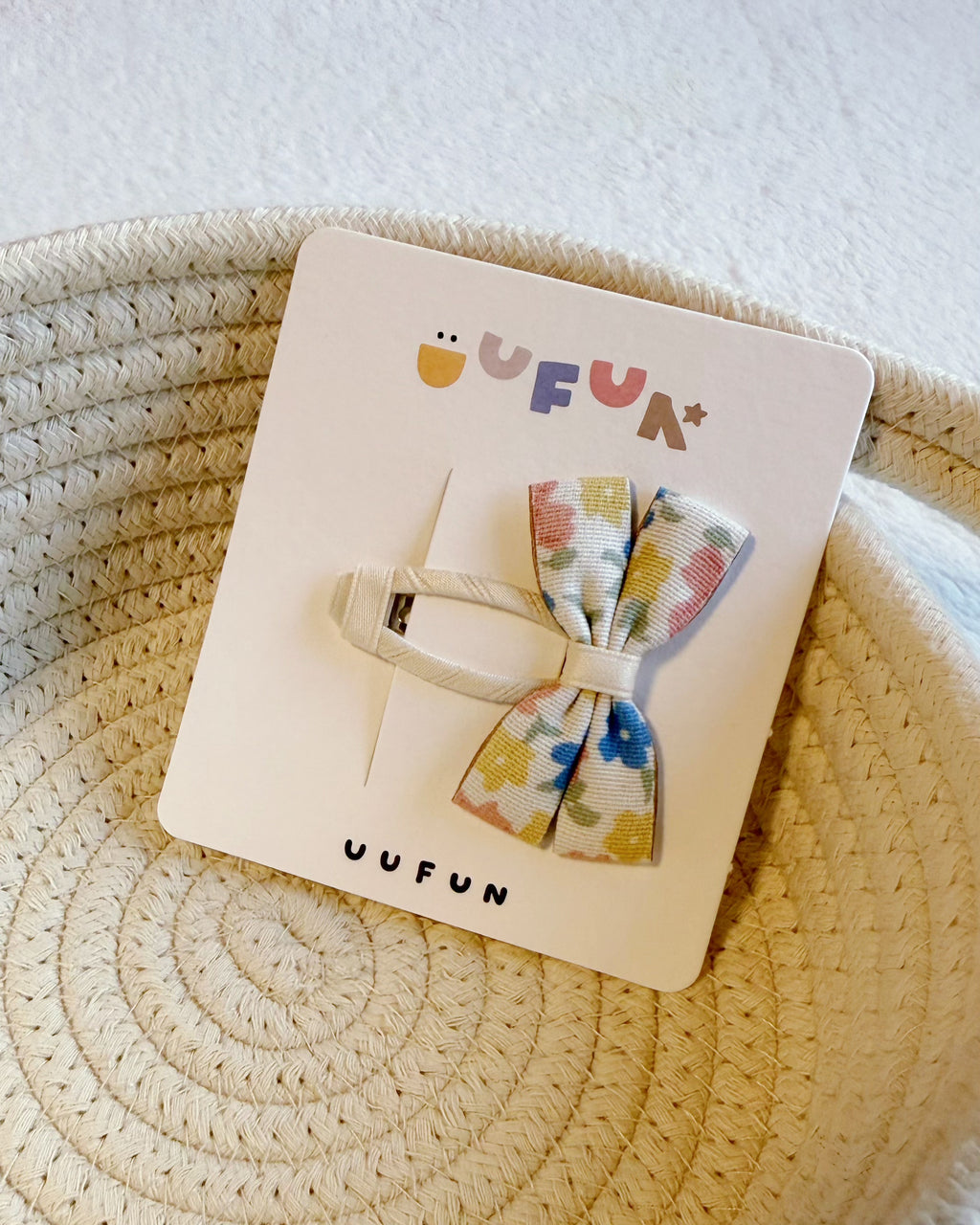 Fabric Butterfly Hair Clip – Floral